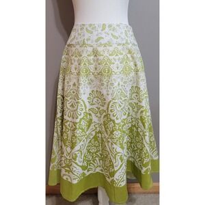 NorthStyle A-Line Cotton Midi Skirt